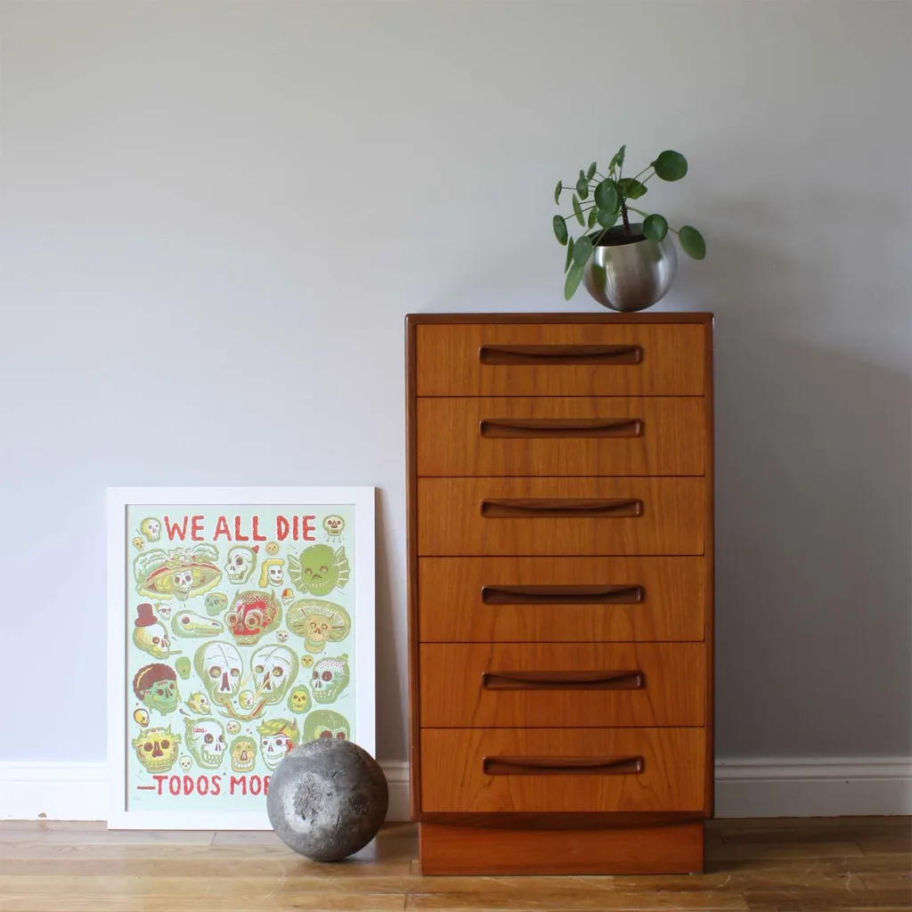 Vintage G Plan 'Fresco' Teak Tallboy Chest of Drawers by VB Wilkins