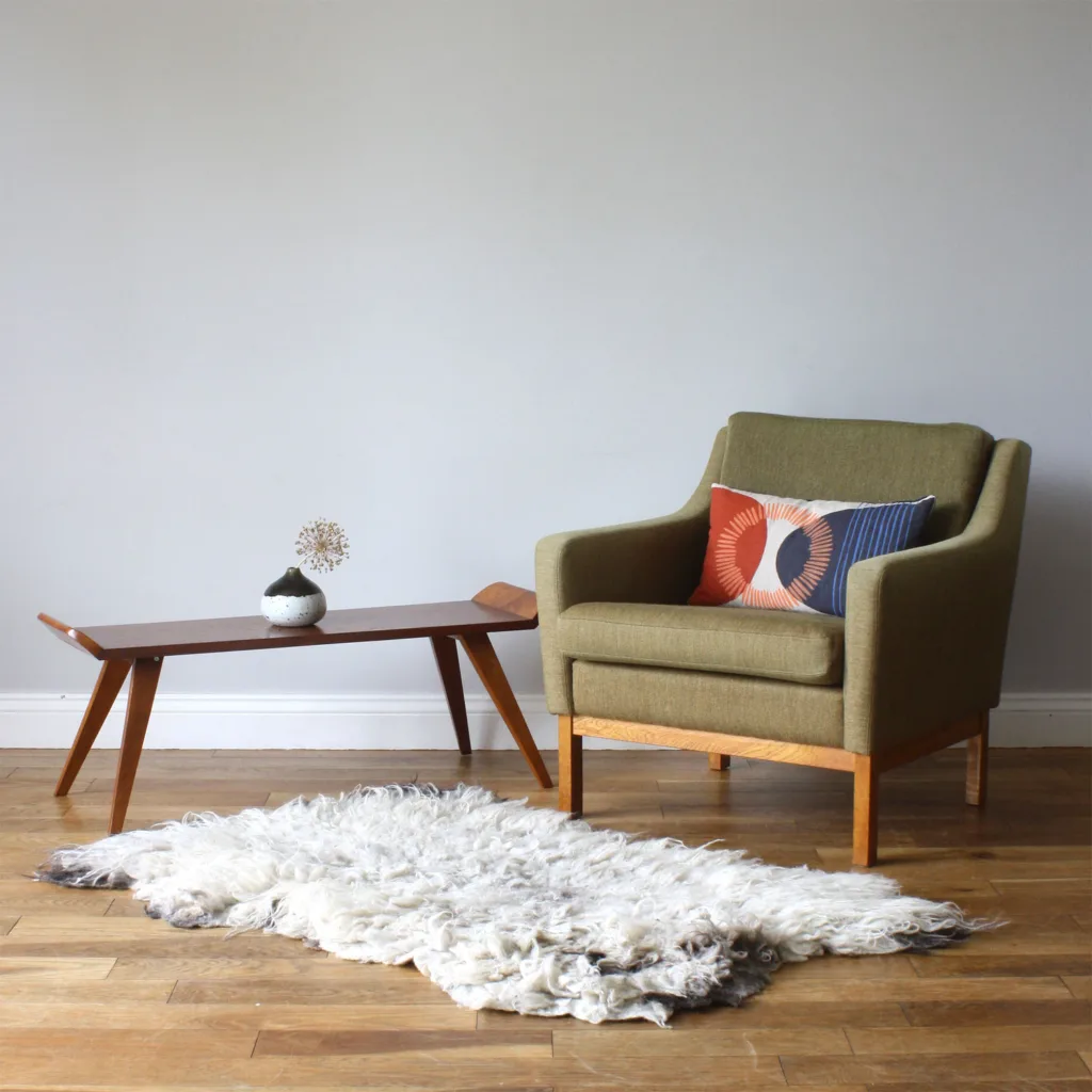 Midcentury 1970s Danish Lounge Chair by Erik Worts for FDB Mobler