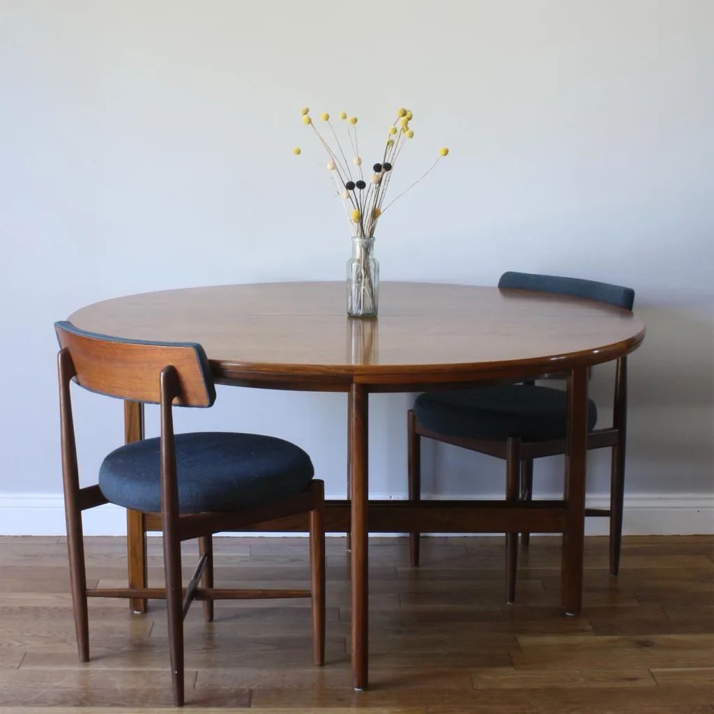 Vintage 1960s Rosewood Extending Dining Table by Robert Heritage for Archie Shine