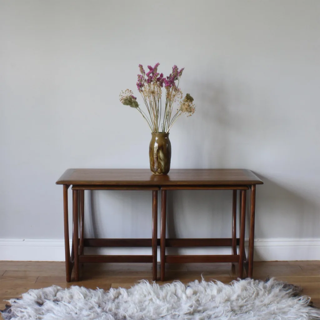 Original Vintage G Plan Fresco Long Teak Table Set