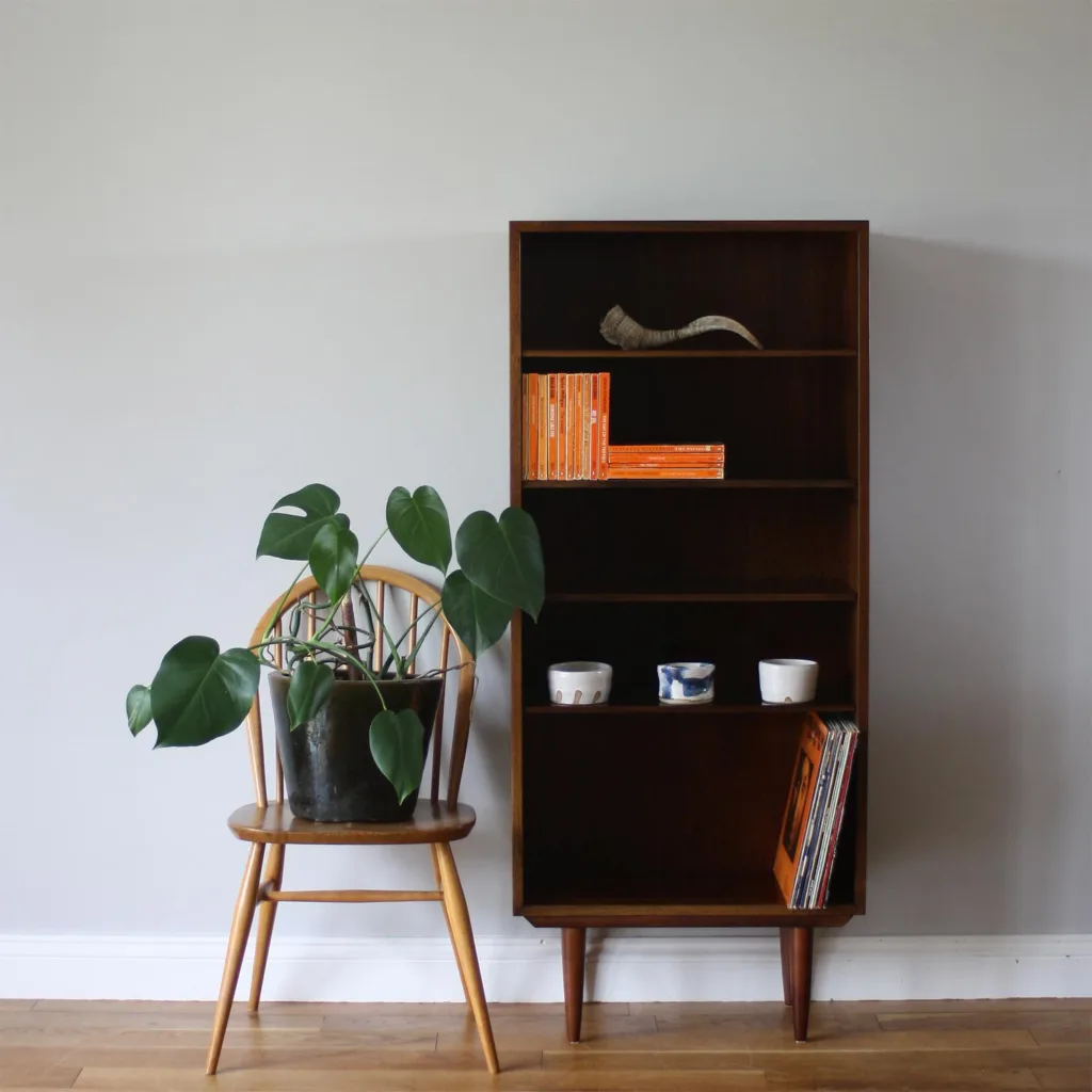 Original Danish Omann Jun Rosewood Bookcase / Shelf Unit