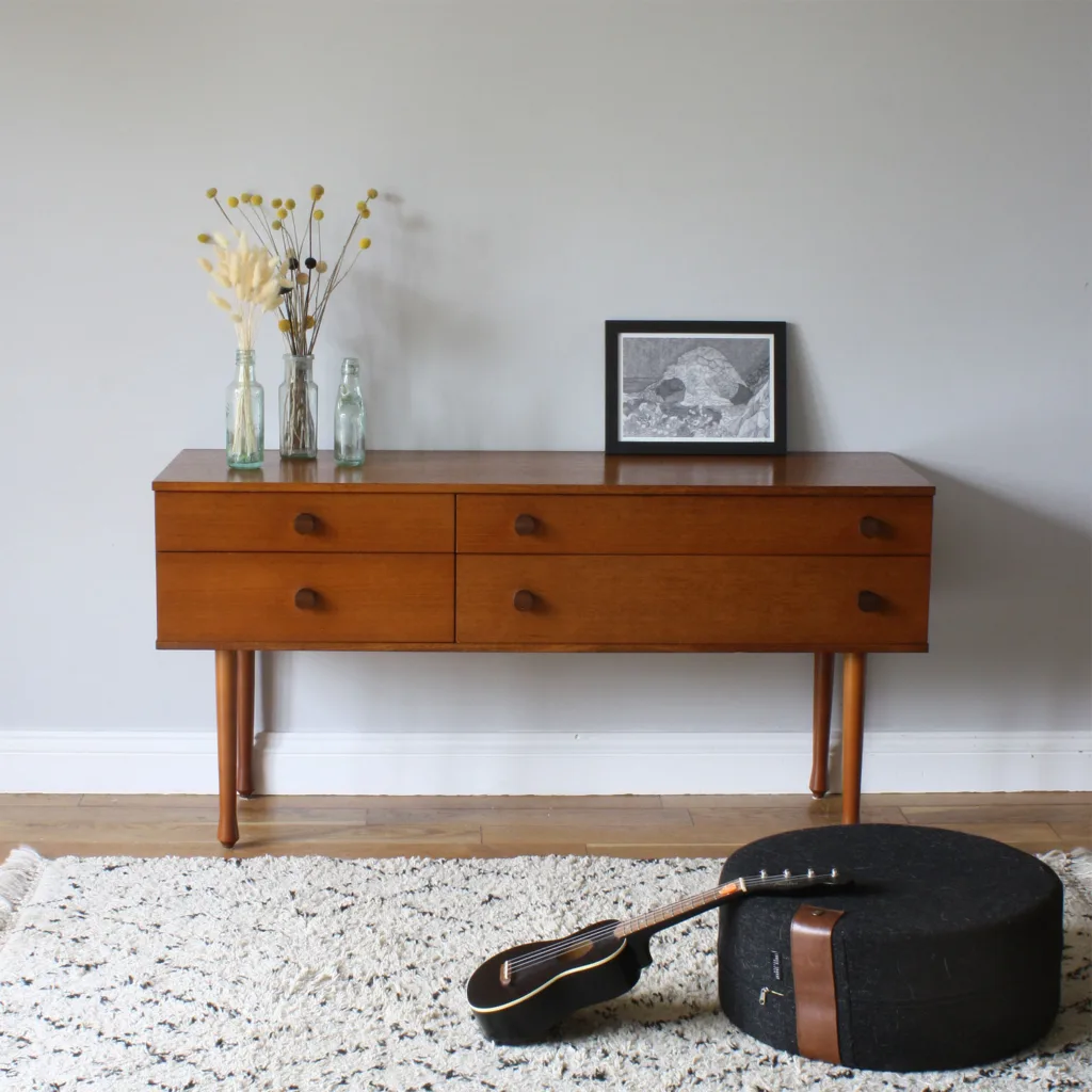Original Midcentury 1960s Avalon Sideboard with Drawers