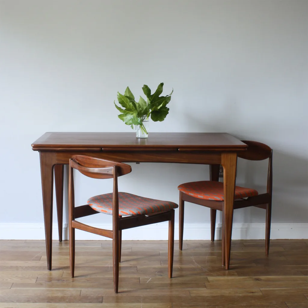Vintage A Younger Rectangular Extending Teak Dining Table by John Herbert