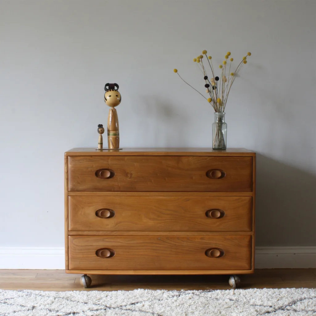 Original Vintage 1960s Ercol 412 Chest of Drawers