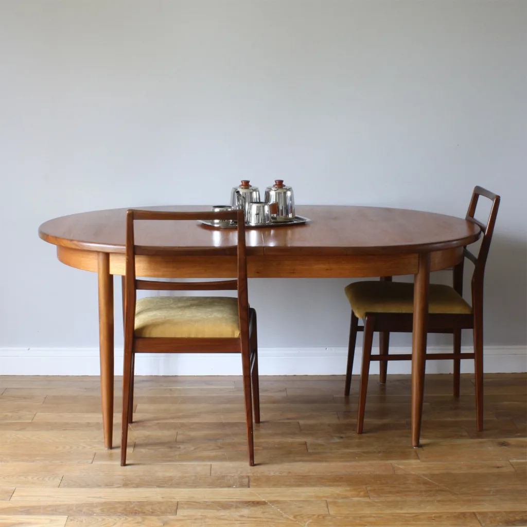 Vintage G Plan 'Fresco' Teak Extending Oval Dining Table