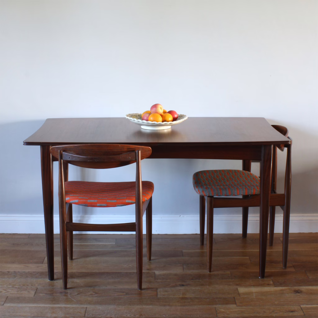 Midcentury 1960s Fyne Ladye Afromosia Dining Table by Richard Hornby