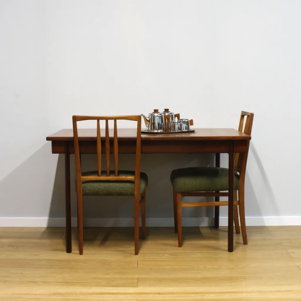 Original 1960s Midcentury White & Newton Extending Teak Dining Table