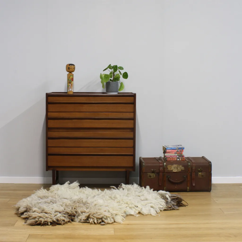 Midcentury 1960s William Lawrence Teak Chest of Drawers