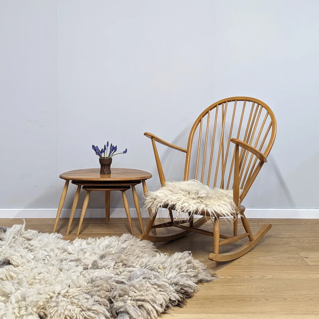 Vintage Ercol 'Grandfather' Model 315 Rocking Chair