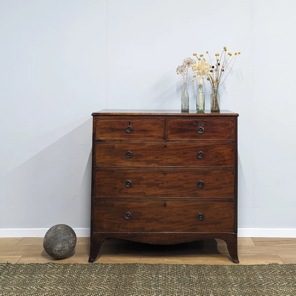 Grand Antique Georgian Mahogany Chest of Drawers