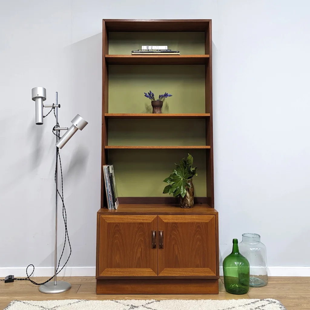 Vintage 1970s G Plan Siesta Teak Shelf Unit by E Gomme