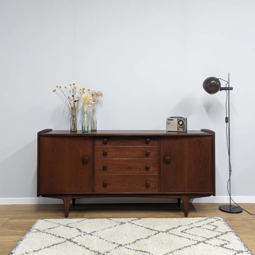Vintage 1960s Solid Teak 'Volnay' Sideboard by John Herbert for A Younger