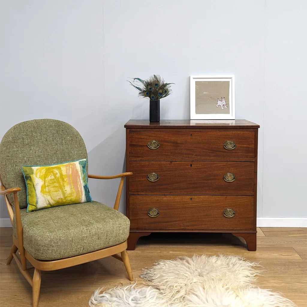 Antique Georgian Mahogany Chest of Drawers