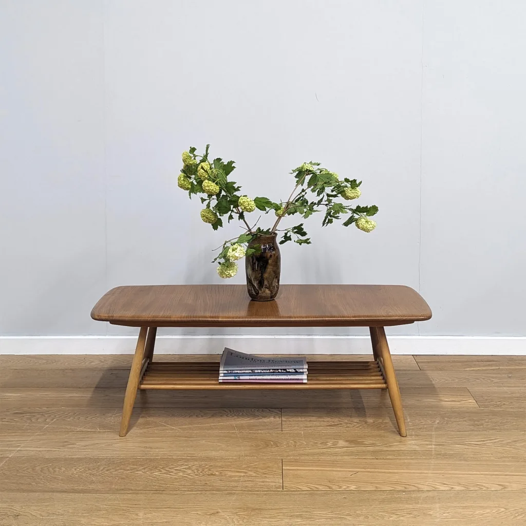 Original Vintage Ercol Model 459 Windsor Plank Coffee Table