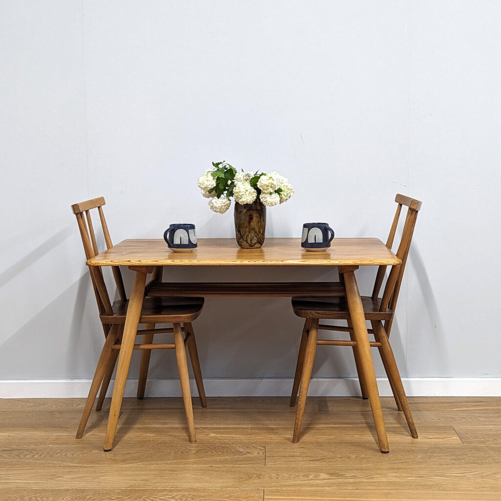 Rare Vintage Ercol 393 Rectangular Breakfast Table