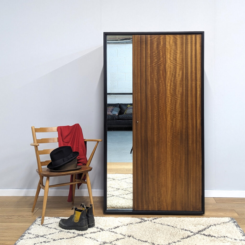 Vintage 1950s Stag C Range Walnut Wardrobe by John & Sylvia Reid