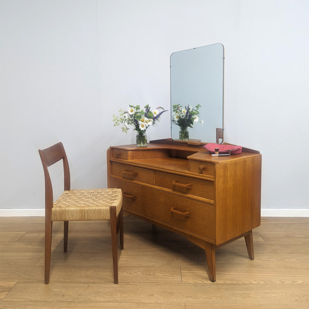 Vintage G Plan 1960s Brandon Oak Dressing Table by E Gomme