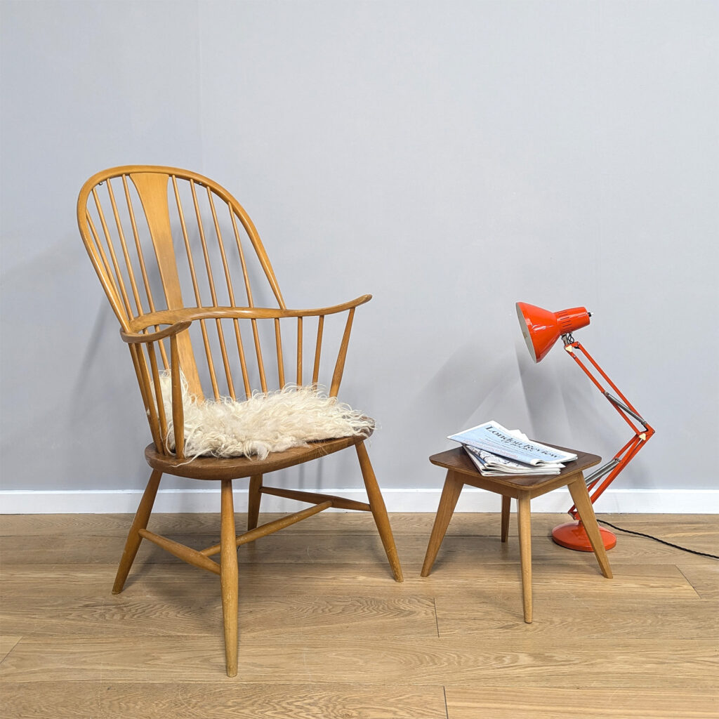 Original Midcentury Ercol Model 472 Chairmaker's Chair