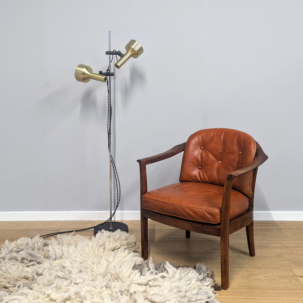 Midcentury Swedish 'Classic' Leather Lounge Chair by Sylve Stenqvist chair for OPE Mobler
