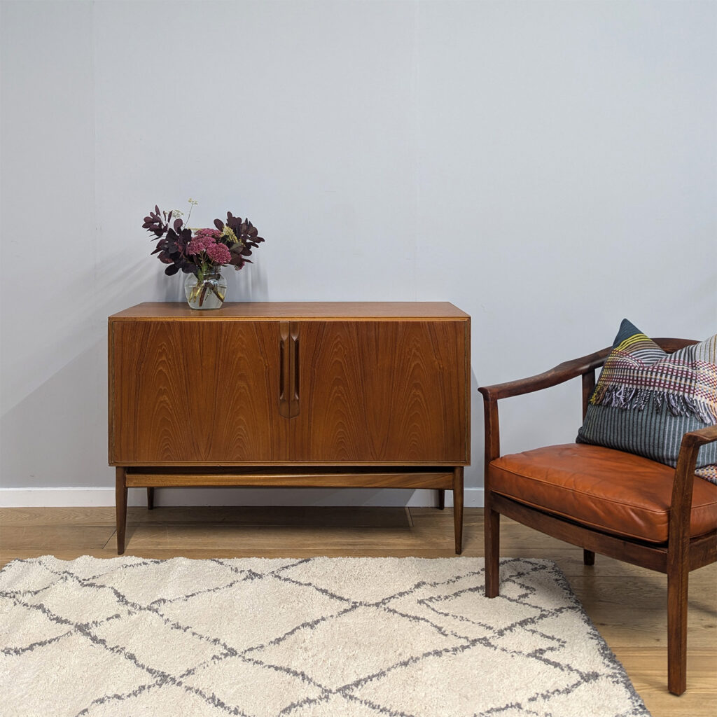 Rare Vintage 1960s Teak Cabinet / Sideboard by AH McIntosh