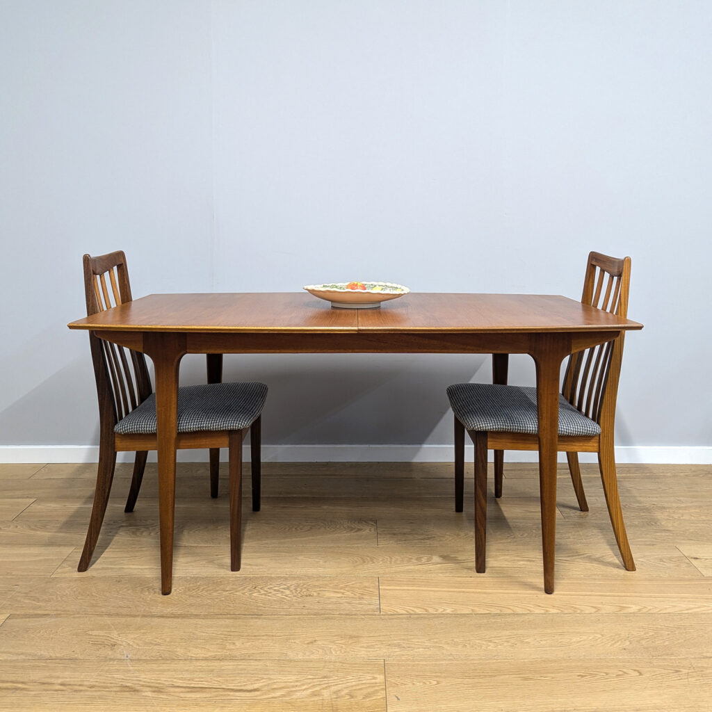 Vintage 1960s Dunvegan Teak Extending Dining Table by AH McIntosh