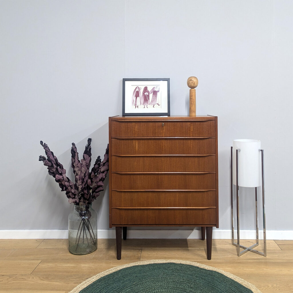 Classic Midcentury Danish Chest of Drawers