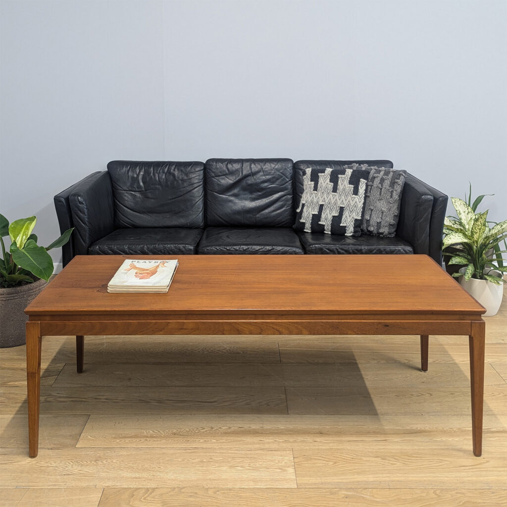 Grand Midcentury Danish Extending Teak Coffee / Sofa Table