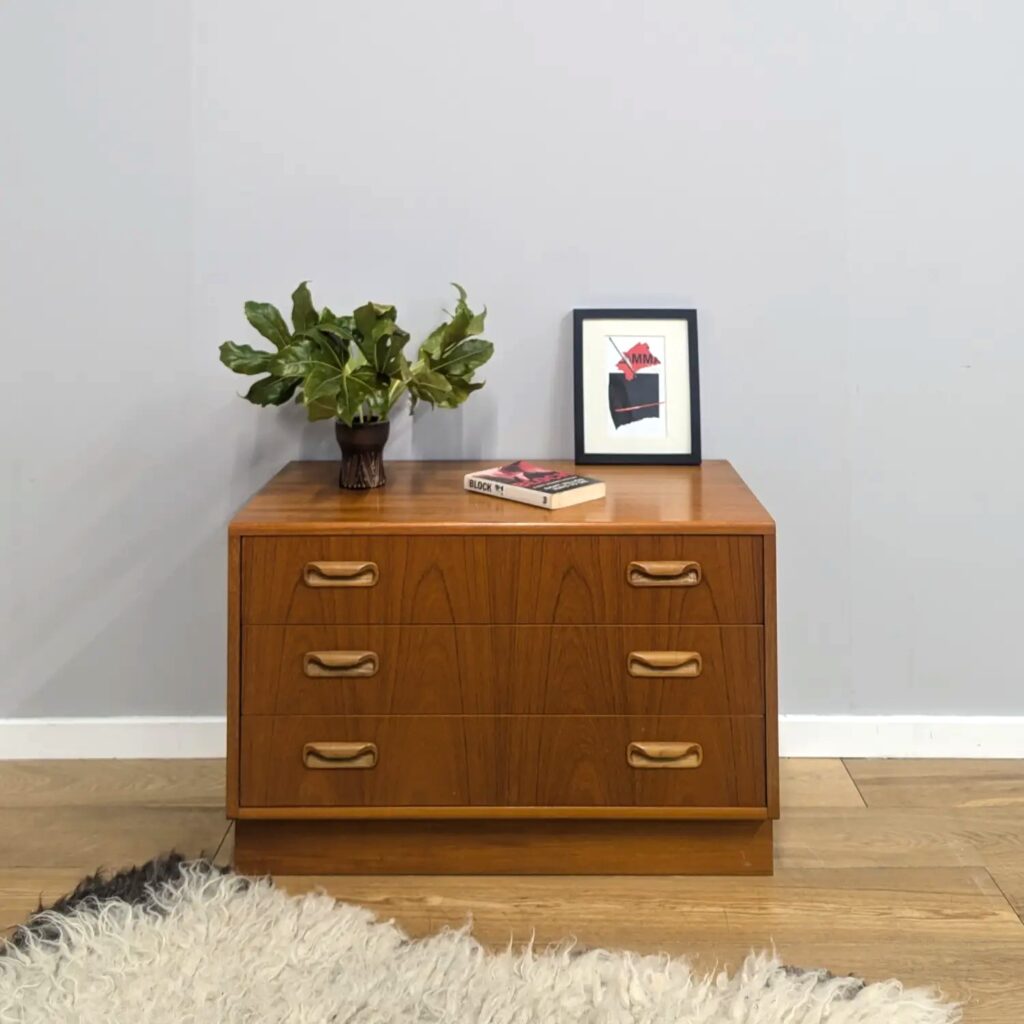 Small Vintage 1970s G Plan Fresco Chest of Drawers