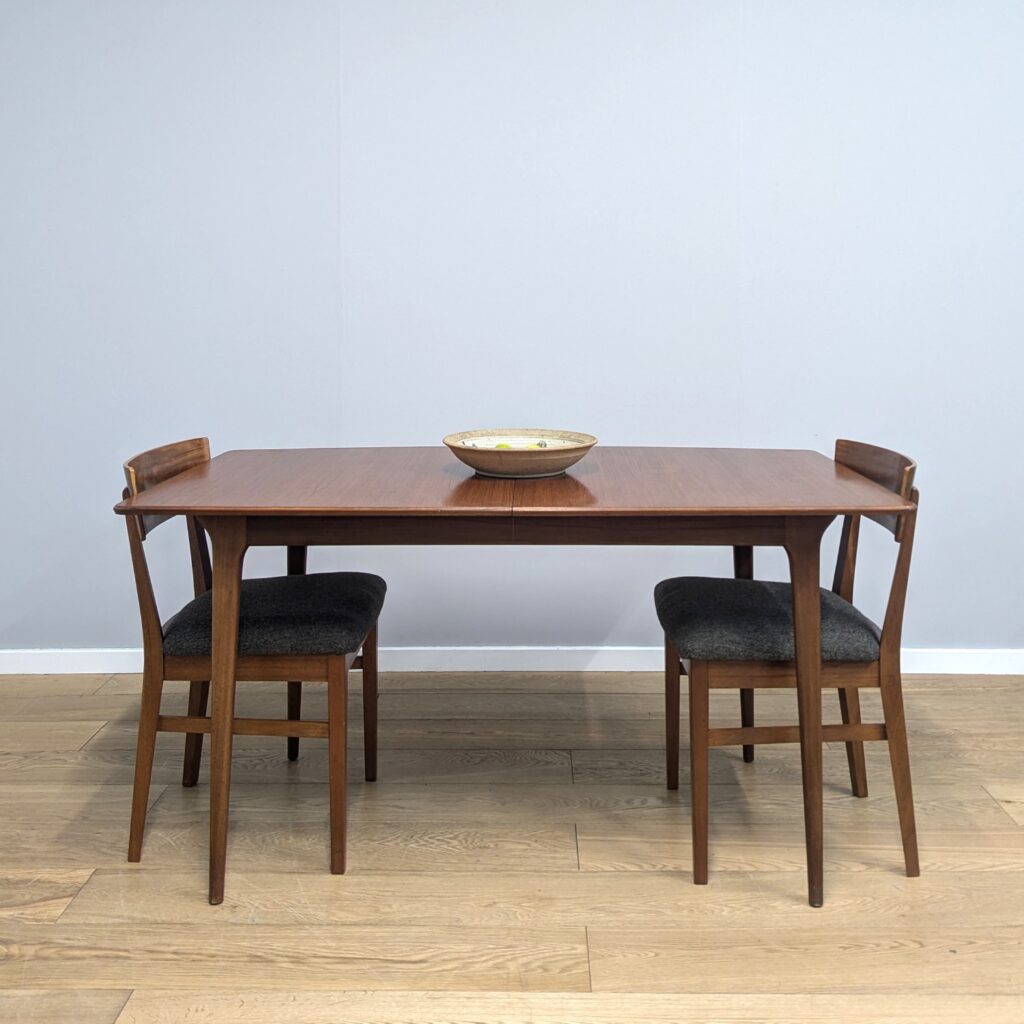 Vintage 1960s Dunvegan Teak Extending Dining Table by McIntosh