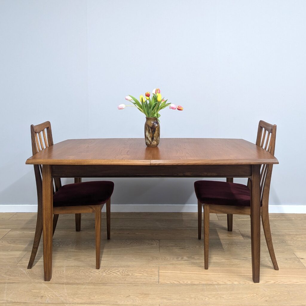 Rare Vintage 1960s Extending Dining Table by Peter Hayward for Vanson