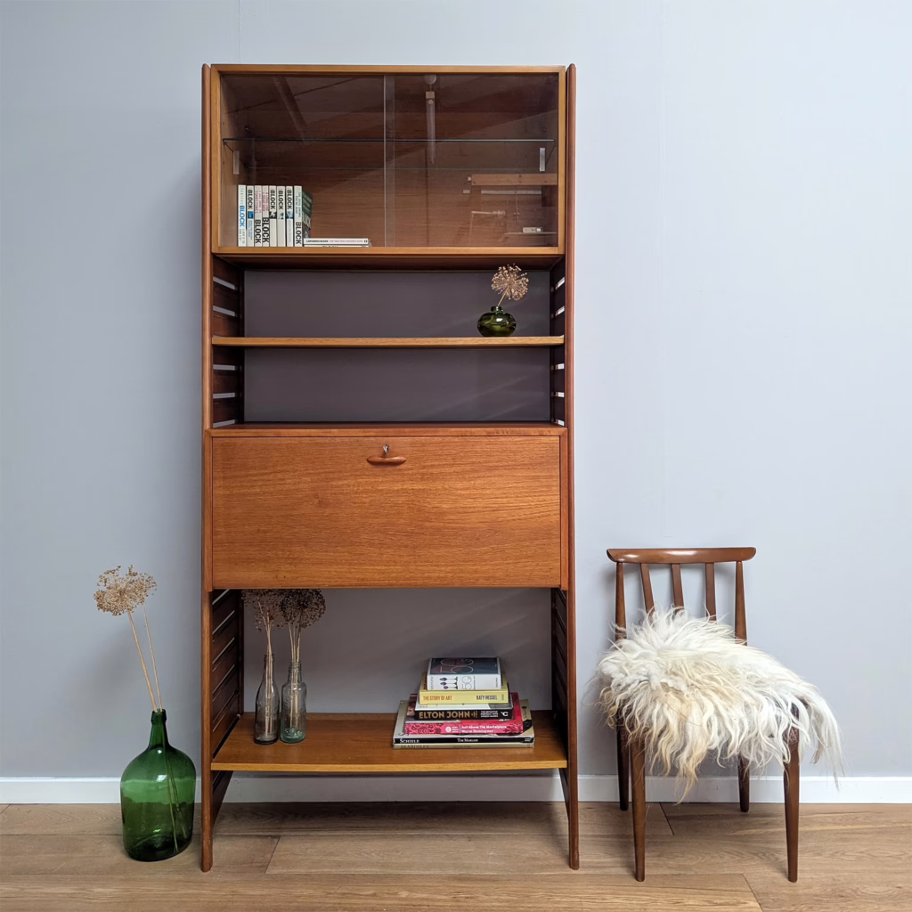 Original Vintage 1970s Ladderax Single Bay Modular Shelf System