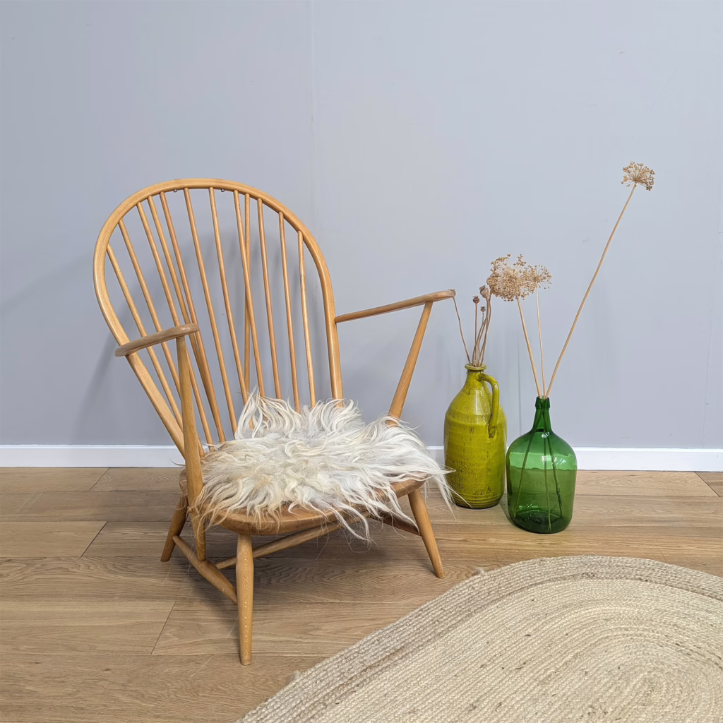 Vintage Ercol Model 317 'Grandfather' Tub Chair